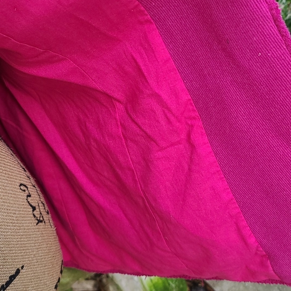 Be fuchsia wool blend pea coat. Sz M. Gently worn - Picture 11 of 16